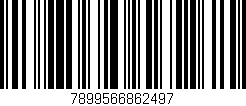 Código de barras (EAN, GTIN, SKU, ISBN): '7899566862497'