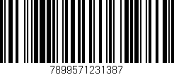 Código de barras (EAN, GTIN, SKU, ISBN): '7899571231387'