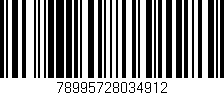 Código de barras (EAN, GTIN, SKU, ISBN): '78995728034912'