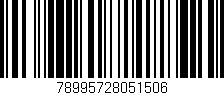 Código de barras (EAN, GTIN, SKU, ISBN): '78995728051506'