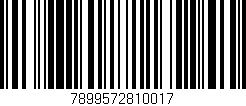 Código de barras (EAN, GTIN, SKU, ISBN): '7899572810017'