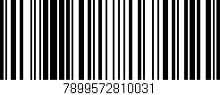 Código de barras (EAN, GTIN, SKU, ISBN): '7899572810031'