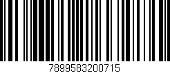 Código de barras (EAN, GTIN, SKU, ISBN): '7899583200715'