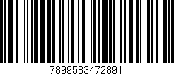 Código de barras (EAN, GTIN, SKU, ISBN): '7899583472891'