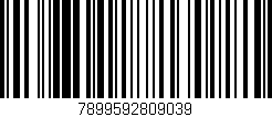 Código de barras (EAN, GTIN, SKU, ISBN): '7899592809039'