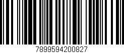 Código de barras (EAN, GTIN, SKU, ISBN): '7899594200827'