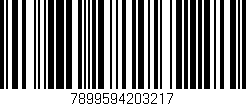 Código de barras (EAN, GTIN, SKU, ISBN): '7899594203217'