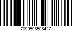 Código de barras (EAN, GTIN, SKU, ISBN): '7899596506477'