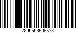 Código de barras (EAN, GTIN, SKU, ISBN): '7899596506538'
