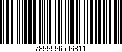 Código de barras (EAN, GTIN, SKU, ISBN): '7899596506811'