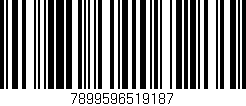 Código de barras (EAN, GTIN, SKU, ISBN): '7899596519187'
