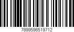 Código de barras (EAN, GTIN, SKU, ISBN): '7899596519712'