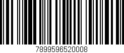 Código de barras (EAN, GTIN, SKU, ISBN): '7899596520008'