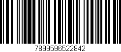 Código de barras (EAN, GTIN, SKU, ISBN): '7899596522842'