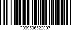 Código de barras (EAN, GTIN, SKU, ISBN): '7899596522897'