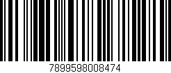 Código de barras (EAN, GTIN, SKU, ISBN): '7899598008474'