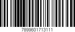 Código de barras (EAN, GTIN, SKU, ISBN): '7899601713111'