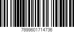 Código de barras (EAN, GTIN, SKU, ISBN): '7899601714736'