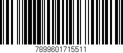 Código de barras (EAN, GTIN, SKU, ISBN): '7899601715511'