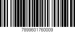Código de barras (EAN, GTIN, SKU, ISBN): '7899601760009'