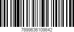 Código de barras (EAN, GTIN, SKU, ISBN): '7899636109842'