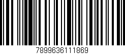 Código de barras (EAN, GTIN, SKU, ISBN): '7899636111869'