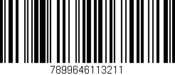 Código de barras (EAN, GTIN, SKU, ISBN): '7899646113211'