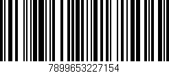 Código de barras (EAN, GTIN, SKU, ISBN): '7899653227154'