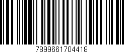 Código de barras (EAN, GTIN, SKU, ISBN): '7899661704418'