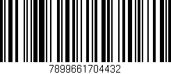 Código de barras (EAN, GTIN, SKU, ISBN): '7899661704432'
