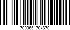 Código de barras (EAN, GTIN, SKU, ISBN): '7899661704678'