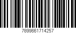 Código de barras (EAN, GTIN, SKU, ISBN): '7899661714257'