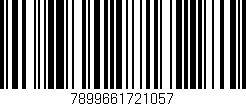 Código de barras (EAN, GTIN, SKU, ISBN): '7899661721057'