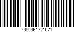Código de barras (EAN, GTIN, SKU, ISBN): '7899661721071'