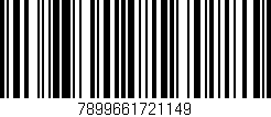 Código de barras (EAN, GTIN, SKU, ISBN): '7899661721149'