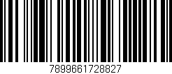 Código de barras (EAN, GTIN, SKU, ISBN): '7899661728827'