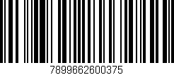 Código de barras (EAN, GTIN, SKU, ISBN): '7899662600375'