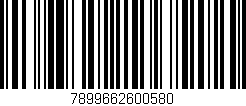 Código de barras (EAN, GTIN, SKU, ISBN): '7899662600580'
