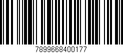 Código de barras (EAN, GTIN, SKU, ISBN): '7899668400177'