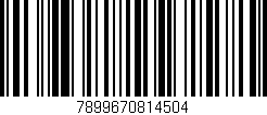 Código de barras (EAN, GTIN, SKU, ISBN): '7899670814504'