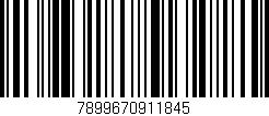 Código de barras (EAN, GTIN, SKU, ISBN): '7899670911845'