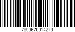 Código de barras (EAN, GTIN, SKU, ISBN): '7899670914273'