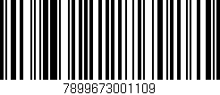 Código de barras (EAN, GTIN, SKU, ISBN): '7899673001109'