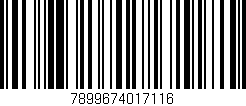 Código de barras (EAN, GTIN, SKU, ISBN): '7899674017116'