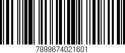 Código de barras (EAN, GTIN, SKU, ISBN): '7899674021601'