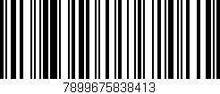 Código de barras (EAN, GTIN, SKU, ISBN): '7899675838413'