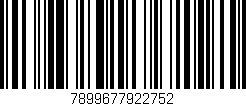 Código de barras (EAN, GTIN, SKU, ISBN): '7899677922752'