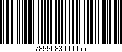 Código de barras (EAN, GTIN, SKU, ISBN): '7899683000055'