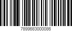Código de barras (EAN, GTIN, SKU, ISBN): '7899683000086'