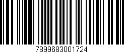 Código de barras (EAN, GTIN, SKU, ISBN): '7899683001724'